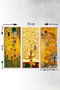 Wallity Set de 3 Cuadros Decorativos de Gustav Klimt en MDF